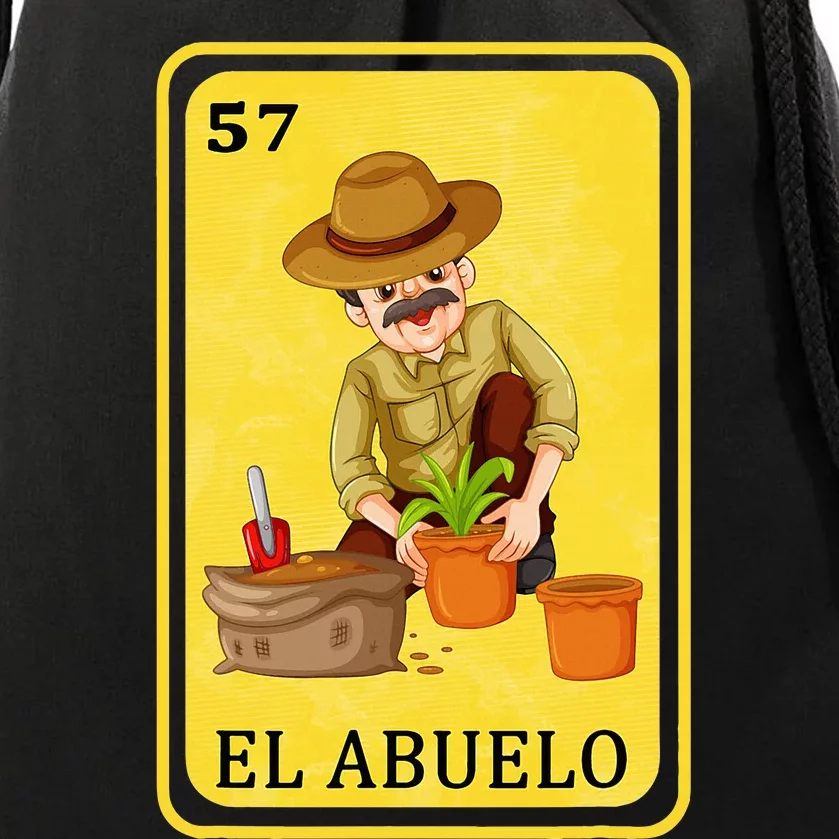 Spanishmexican Bingo Funny Gifts El Abuelo Drawstring Bag