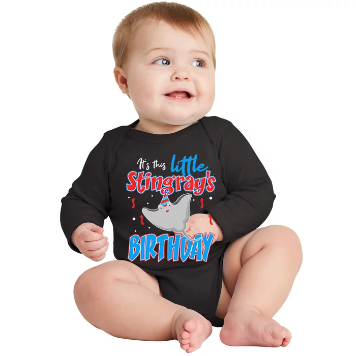 Stingray Birthday Funny November December January Baby Long Sleeve Bodysuit