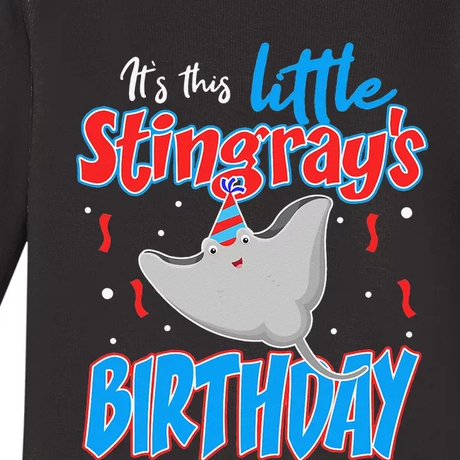 Stingray Birthday Funny November December January Baby Long Sleeve Bodysuit