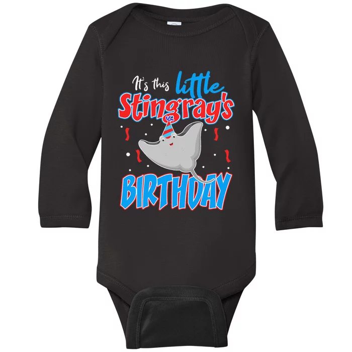 Stingray Birthday Funny November December January Baby Long Sleeve Bodysuit