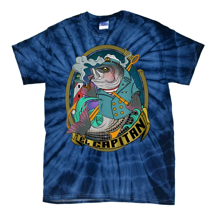 Striped Bass Fishing Tie-Dye T-Shirt