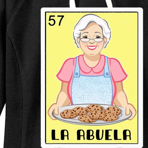 Spanishmexican Bingo Funny Gifts For Abuela La Abuela Women's Fleece Hoodie