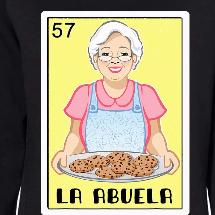 Spanishmexican Bingo Funny Gifts For Abuela La Abuela Womens California Wash Sweatshirt