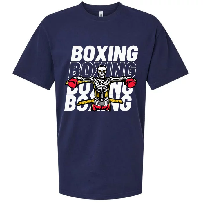 Skeleton Boxing Fighter For Boxers Sueded Cloud Jersey T-Shirt