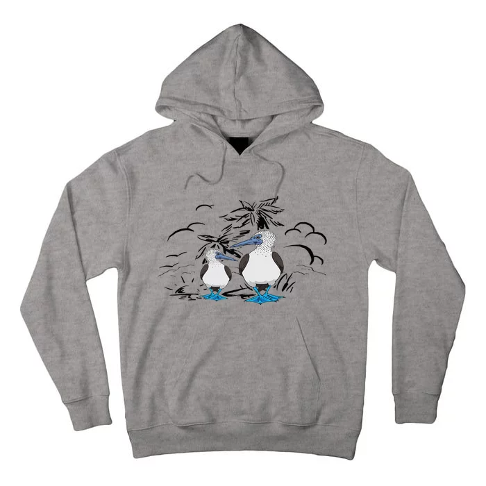 Seabirds Blue Footed Booby Bird Galapagos Islands Tall Hoodie