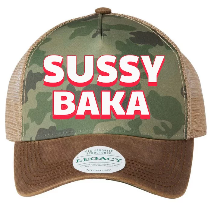 Sussy Baka Funny Sus Meme Legacy Tie Dye Trucker Hat