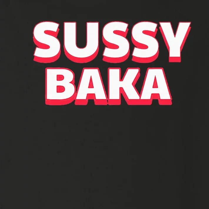 Sussy Baka Funny Sus Meme Toddler Long Sleeve Shirt