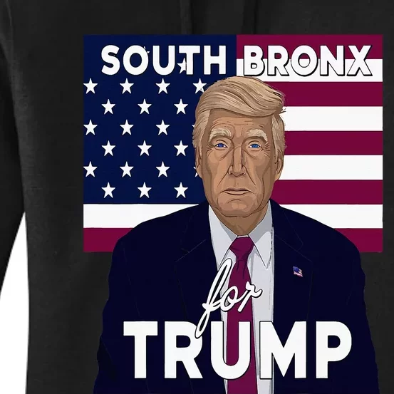 South Bronx For Trump 2024 Women's Pullover Hoodie