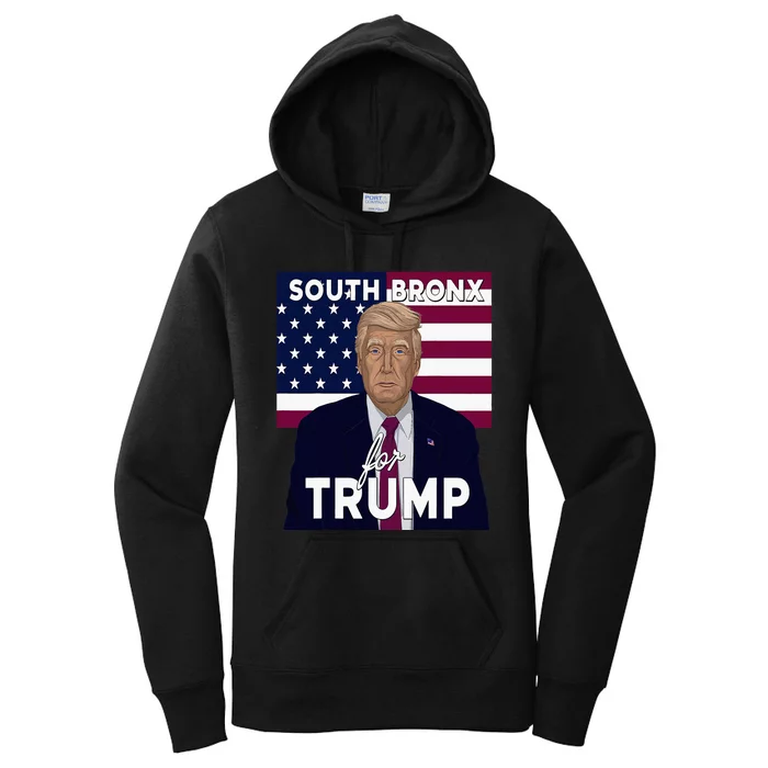 South Bronx For Trump 2024 Women's Pullover Hoodie