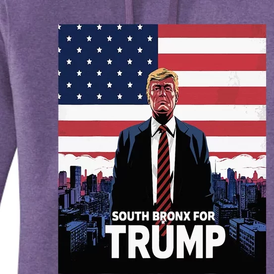 South Bronx For Trump 2024 Women's Pullover Hoodie