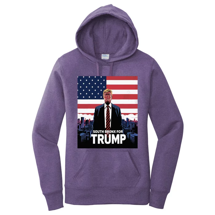 South Bronx For Trump 2024 Women's Pullover Hoodie