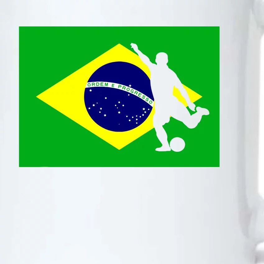 Soccer Brasil Flag Brazil Futebol Brazilian Gift Black Color Changing Mug