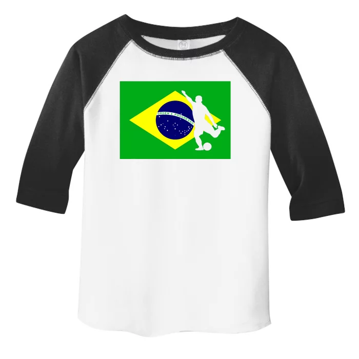 Soccer Brasil Flag Brazil Futebol Brazilian Gift Toddler Fine Jersey T-Shirt