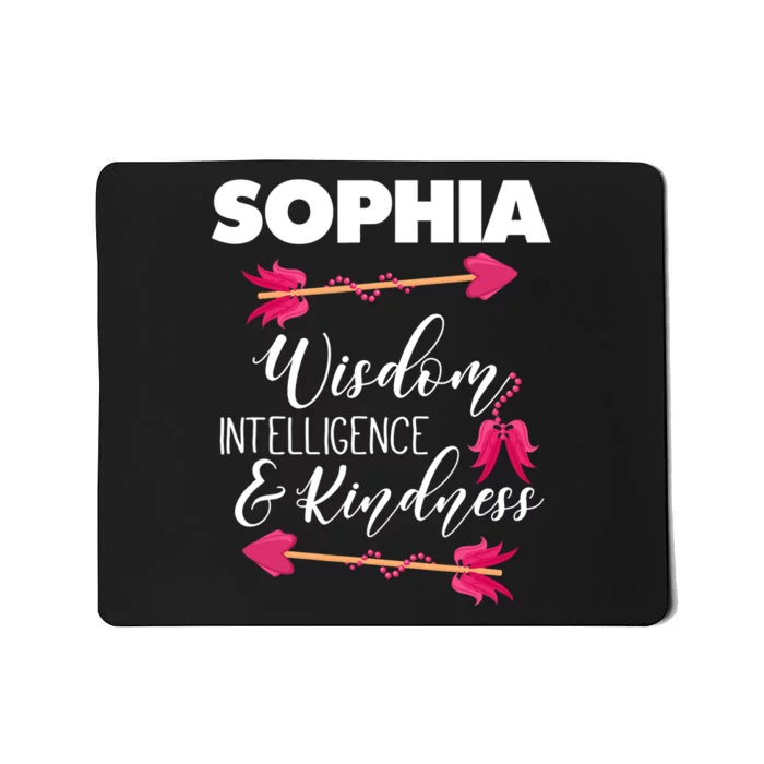 Sophia Birthday For Girl And Ladies Mousepad