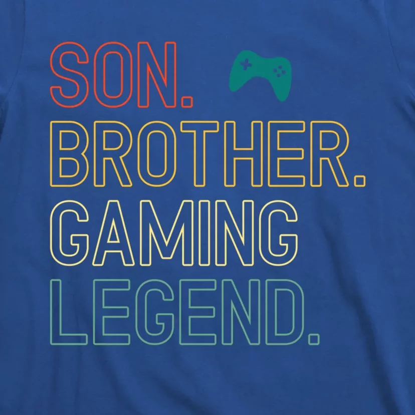 Son Brother Gaming Legend For Gamer Meaningful Gift T-Shirt