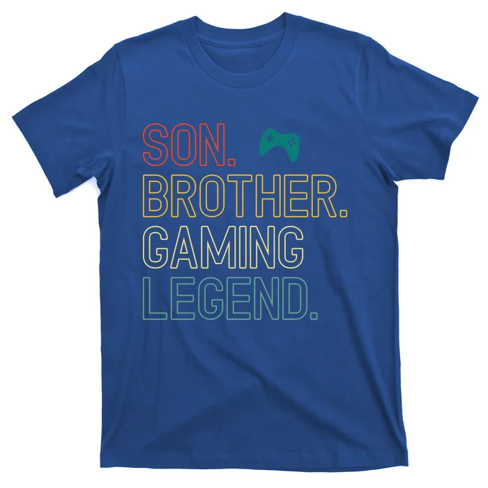 Son Brother Gaming Legend For Gamer Meaningful Gift T-Shirt