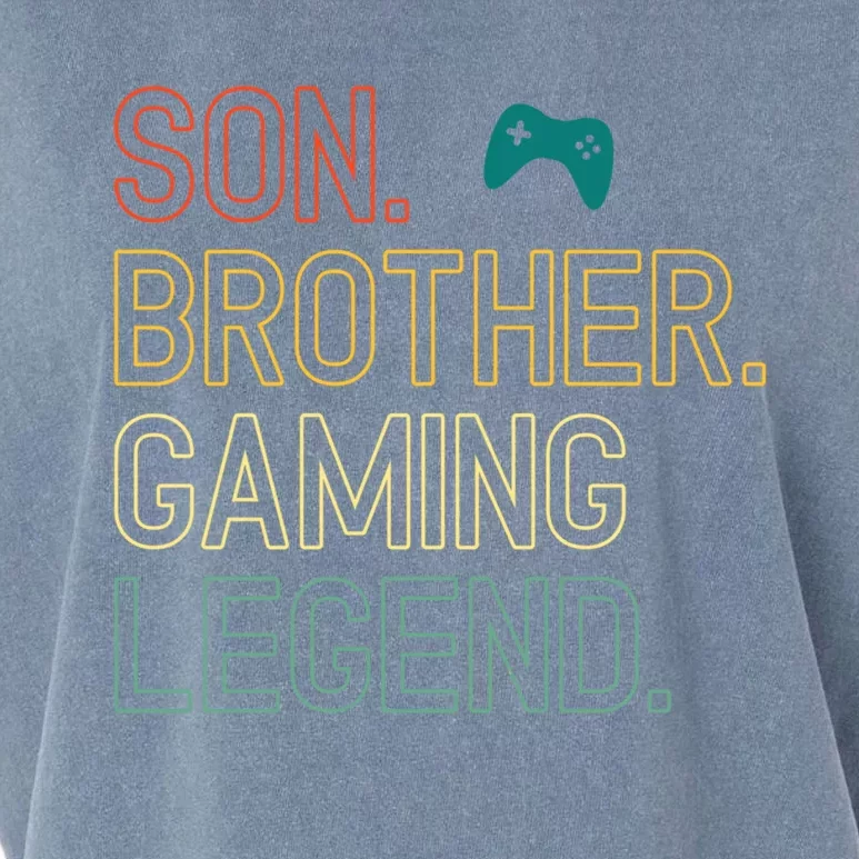 Son Brother Gaming Legend For Gamer Meaningful Gift Garment-Dyed Women's Muscle Tee