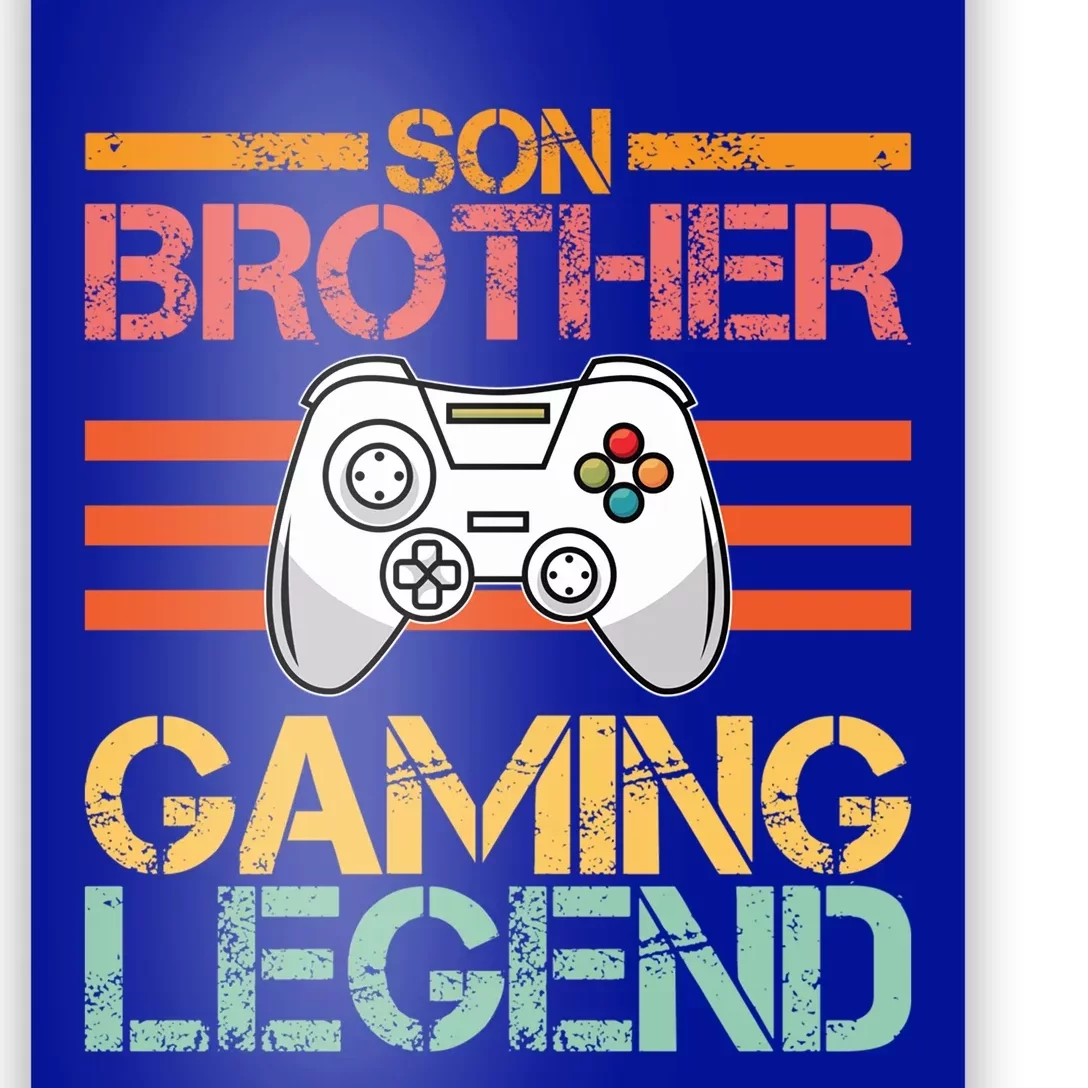 Son Brother Gaming Legend Gamer Family Gaming Brothers Gift Poster