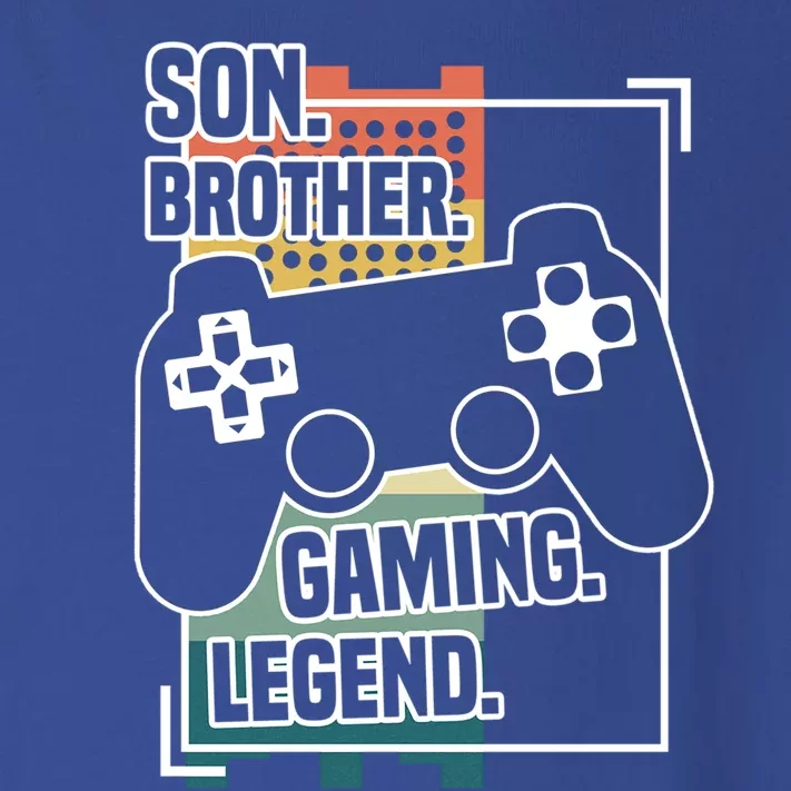 Son Brother Gaming Legend Funny Gamer Great Gift Toddler Long Sleeve Shirt