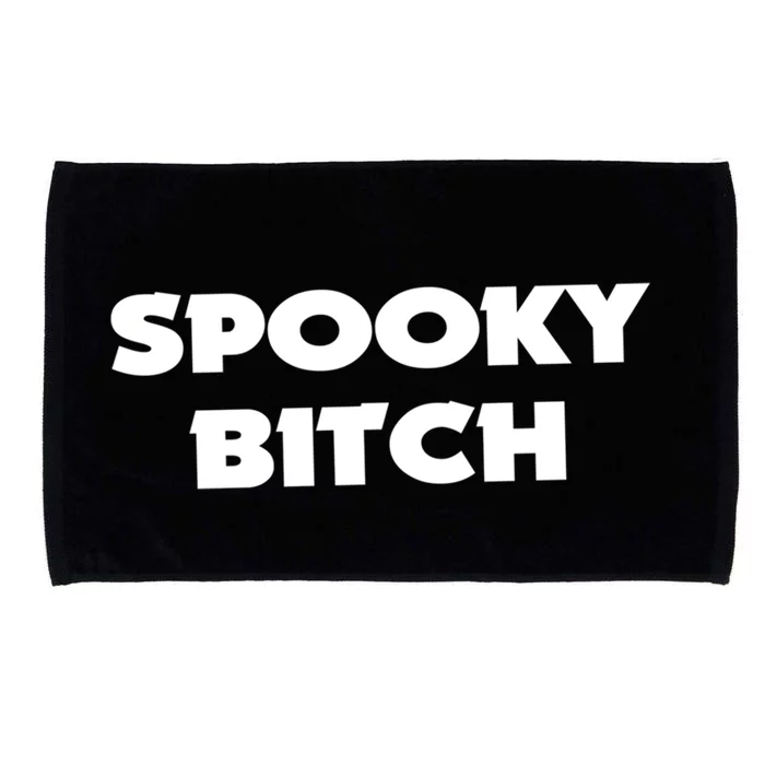 Spooky Bitch Gift Microfiber Hand Towel