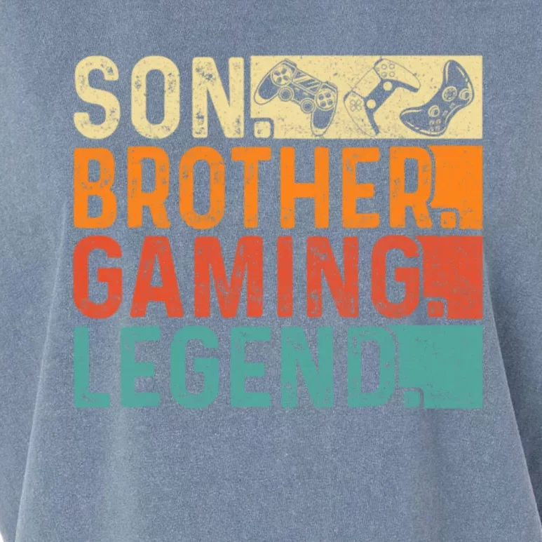 Son Brother Gaming Legend Gamer Garment-Dyed Women's Muscle Tee