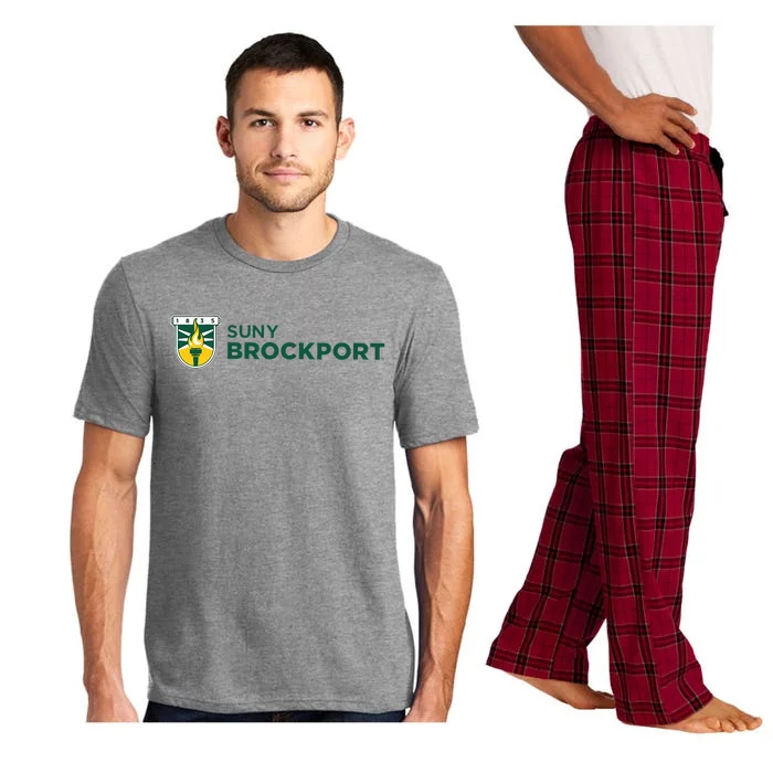 Suny Brockport Golden Eagles Torch Logo Pajama Set