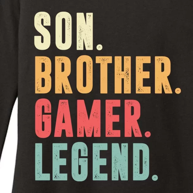 Son Brother Gamer Legend Gift Womens CVC Long Sleeve Shirt