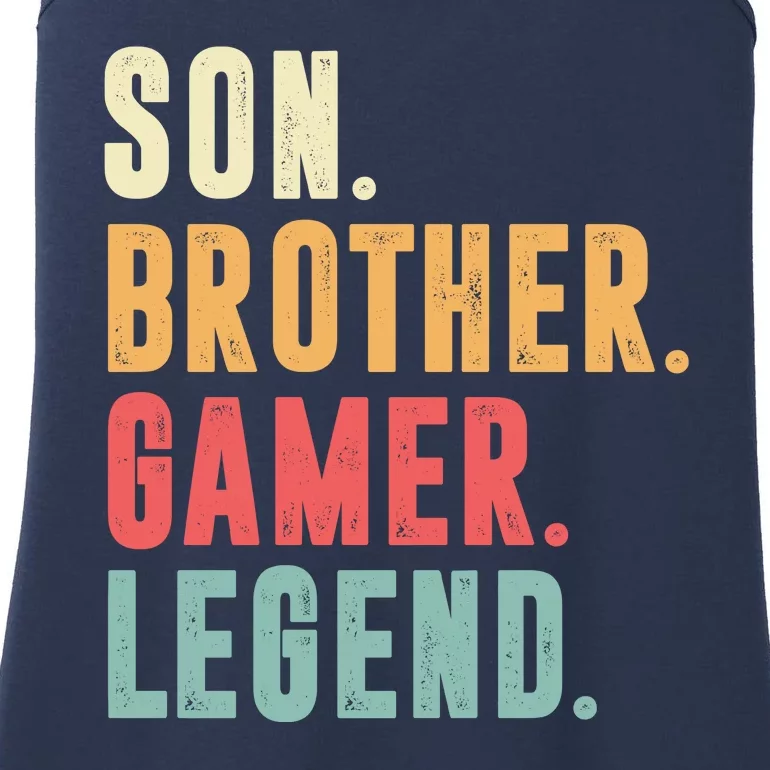 Son Brother Gamer Legend Gift Ladies Essential Tank