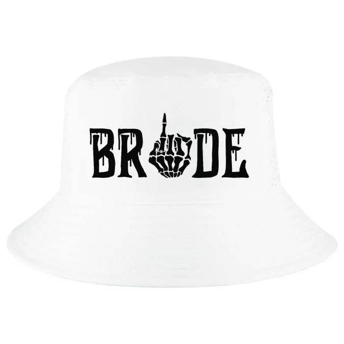 Spooky Bride Groom Gothic Halloween Wedding Matching Cool Comfort Performance Bucket Hat