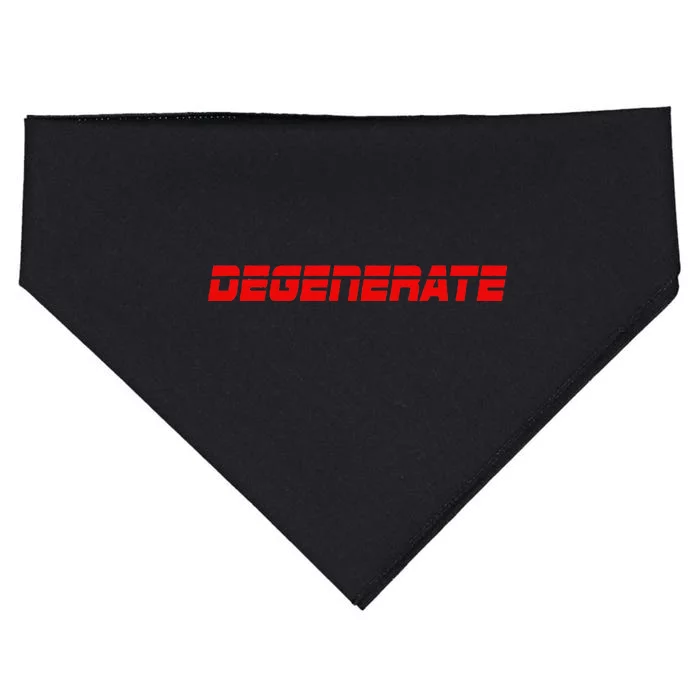 Sports Betting Gambling Funny Degenerate Gambler Gift Idea USA-Made Doggie Bandana