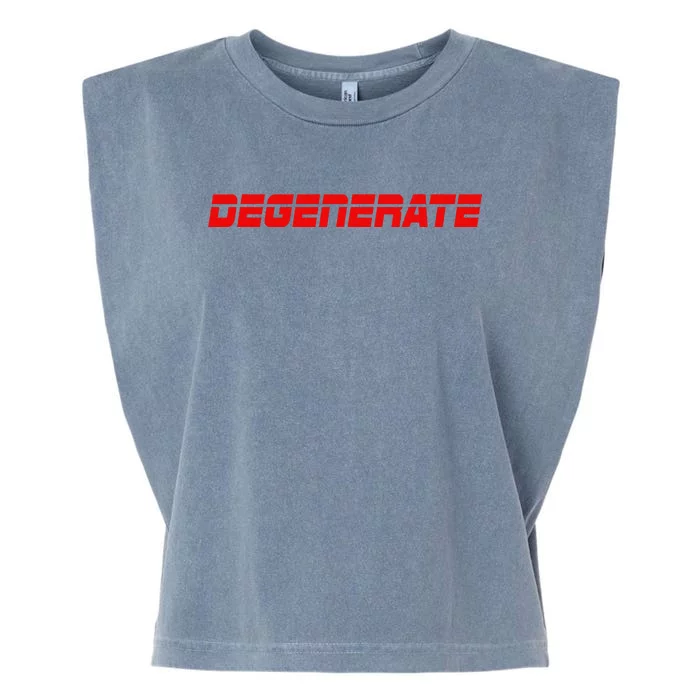 Sports Betting Gambling Funny Degenerate Gambler Gift Idea Garment-Dyed Women's Muscle Tee