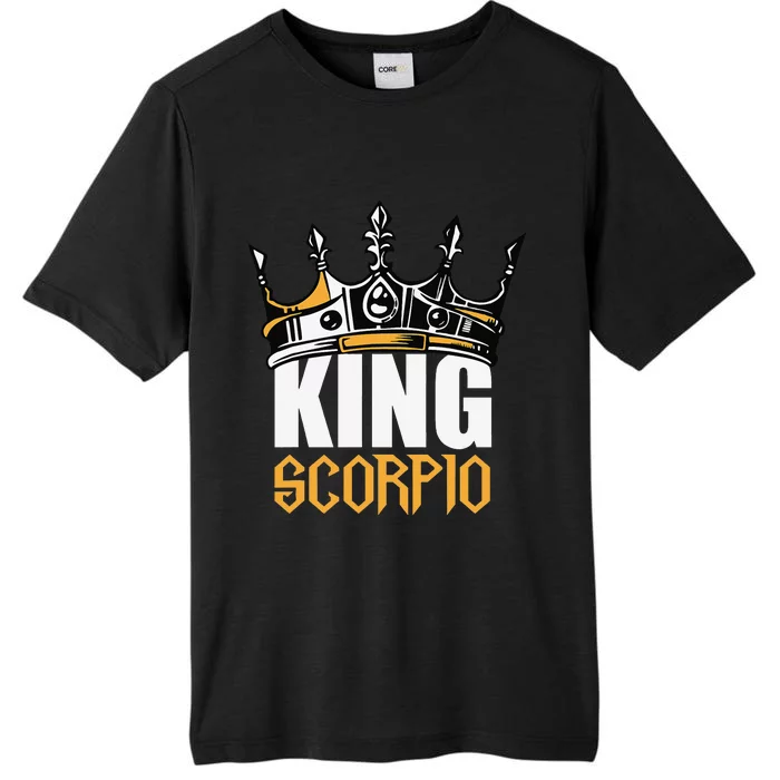 Scorpio Birthday Gifts King Scorpio Zodiac ChromaSoft Performance T-Shirt