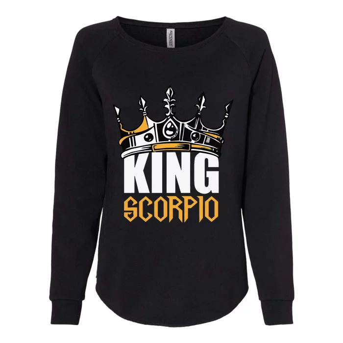 Scorpio Birthday Gifts King Scorpio Zodiac Womens California Wash Sweatshirt