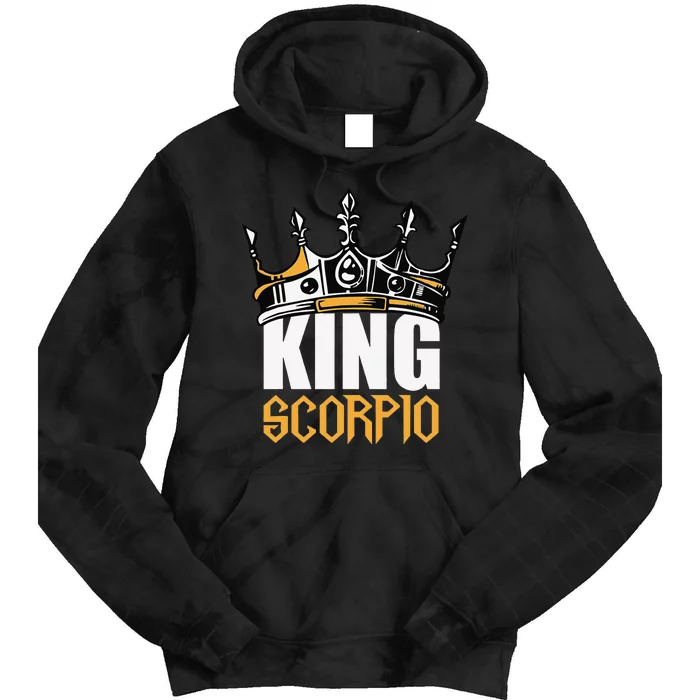 Scorpio Birthday Gifts King Scorpio Zodiac Tie Dye Hoodie