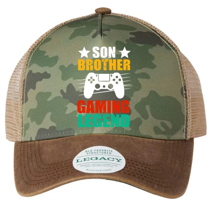 Son Brother Gaming Legend Legacy Tie Dye Trucker Hat