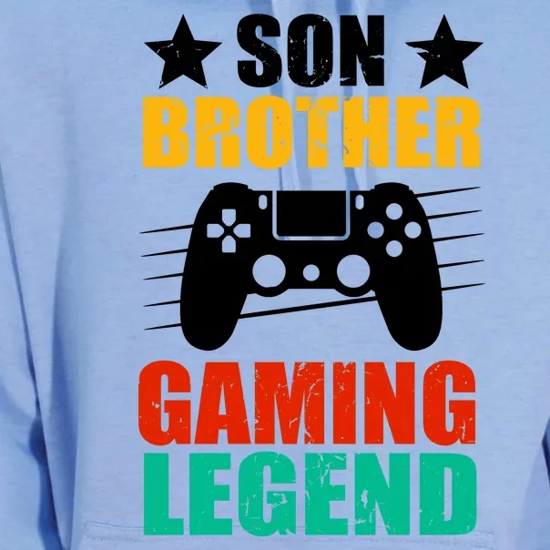 Son Brother Gaming Legend Unisex Surf Hoodie