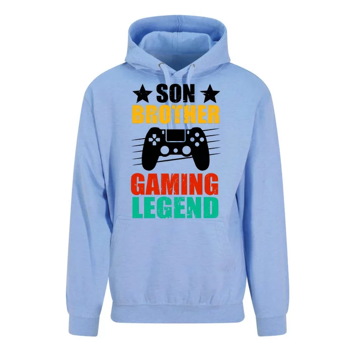 Son Brother Gaming Legend Unisex Surf Hoodie