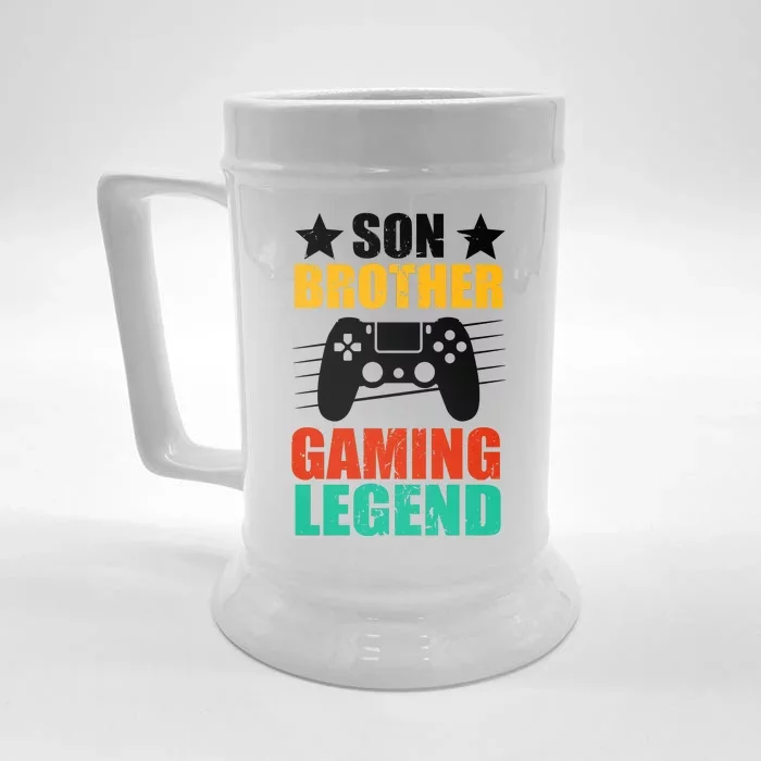 Son Brother Gaming Legend Front & Back Beer Stein