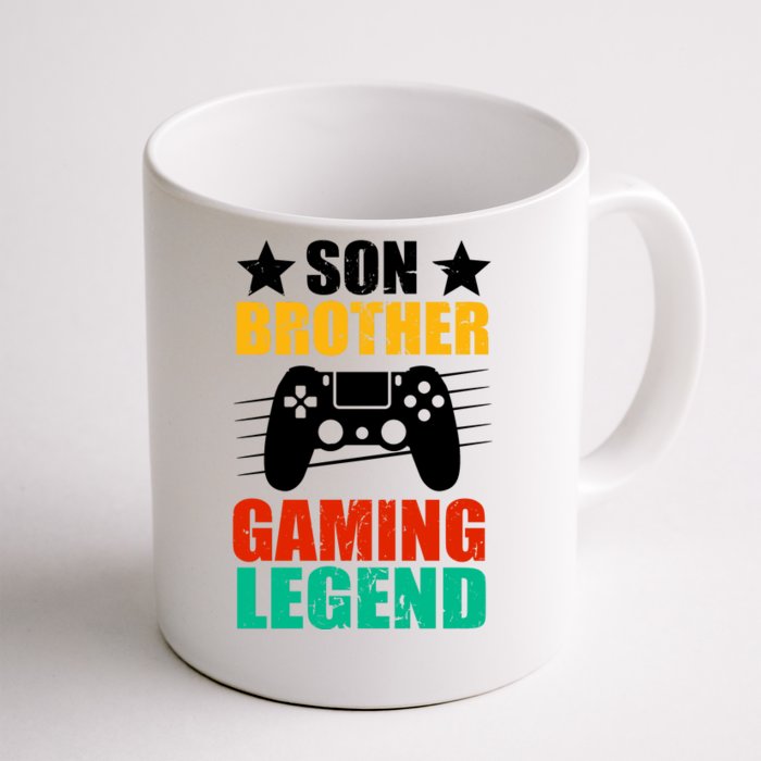 Son Brother Gaming Legend Front & Back Coffee Mug