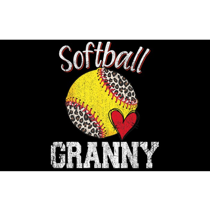 Softball Baseball Granny Leopard Mothers Day Gifts Bumper Sticker