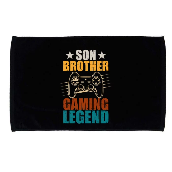 Son Brother Gaming Legend Gamer Microfiber Hand Towel