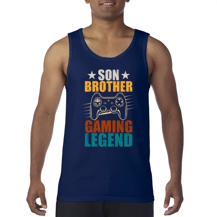 Son Brother Gaming Legend Gamer Tank Top