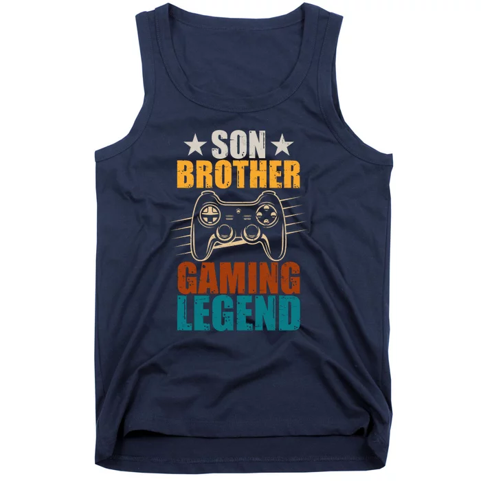 Son Brother Gaming Legend Gamer Tank Top