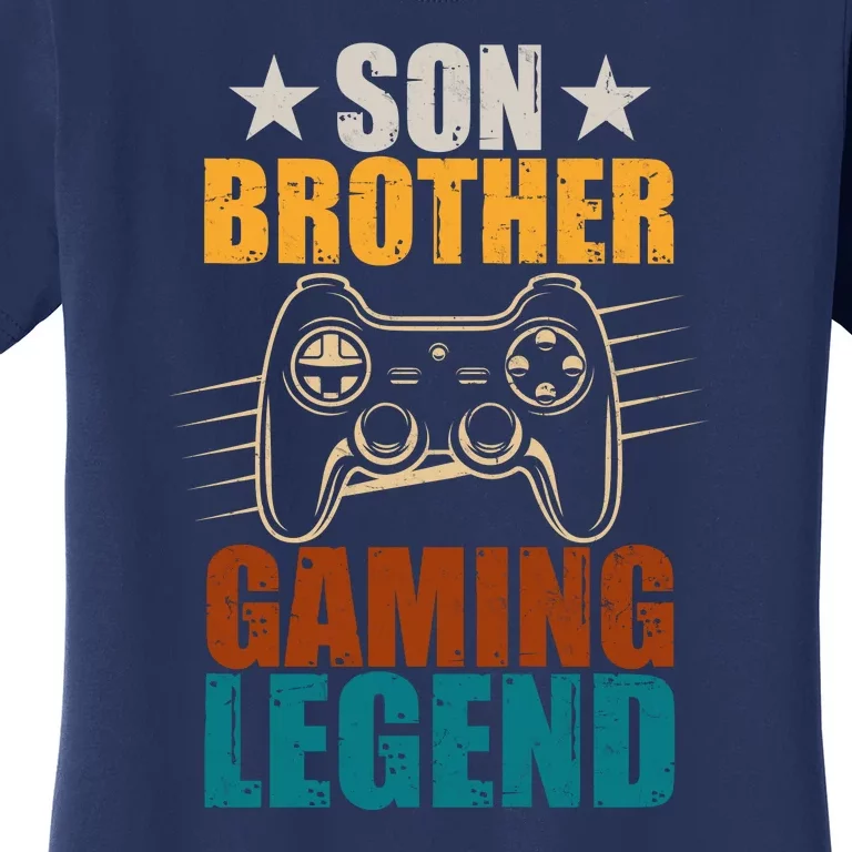 Son Brother Gaming Legend Gamer Women's T-Shirt