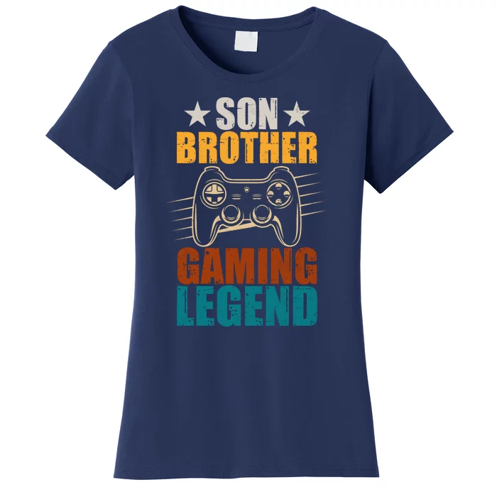 Son Brother Gaming Legend Gamer Women's T-Shirt