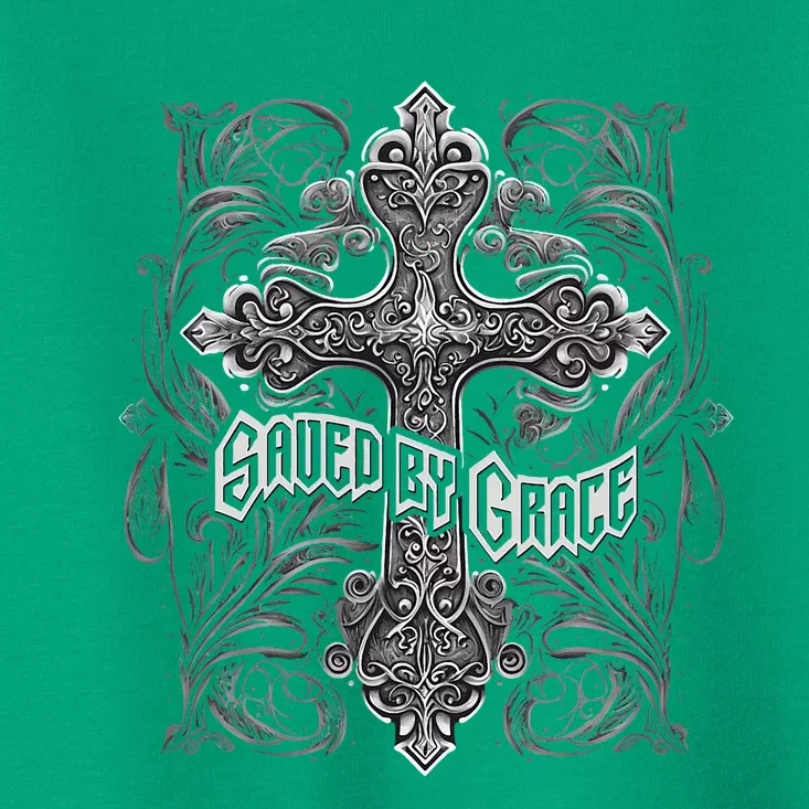 Saved By Grace Christian Toddler T-Shirt