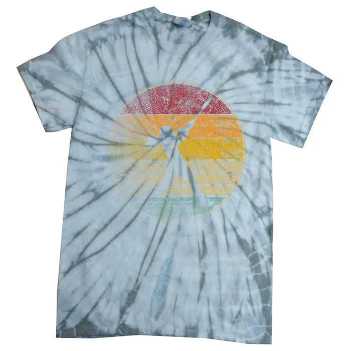 Softball Ball Girl Women Gift Tie-Dye T-Shirt