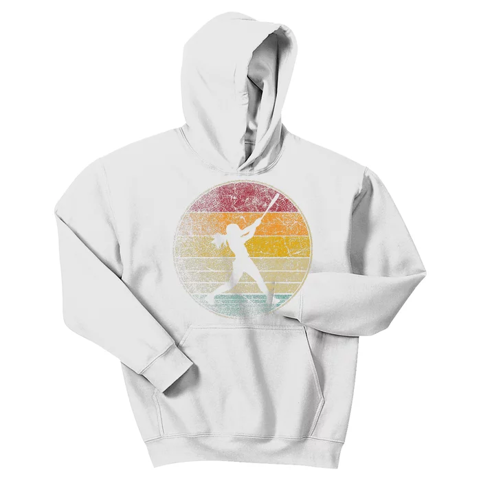 Softball Ball Girl Women Gift Kids Hoodie