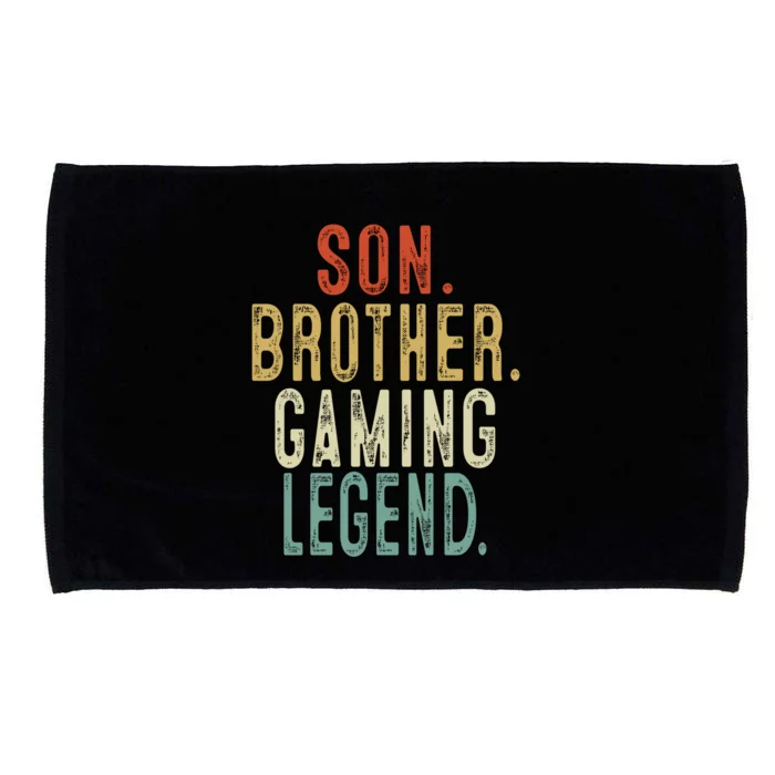 Son Brother Gaming Legend Cool Gift Microfiber Hand Towel