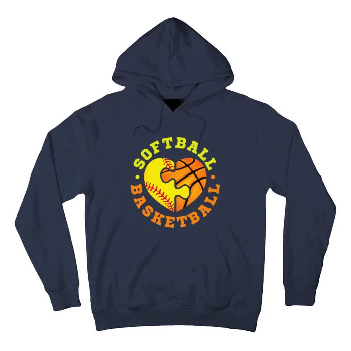 Softball Basketball Gift Tall Hoodie